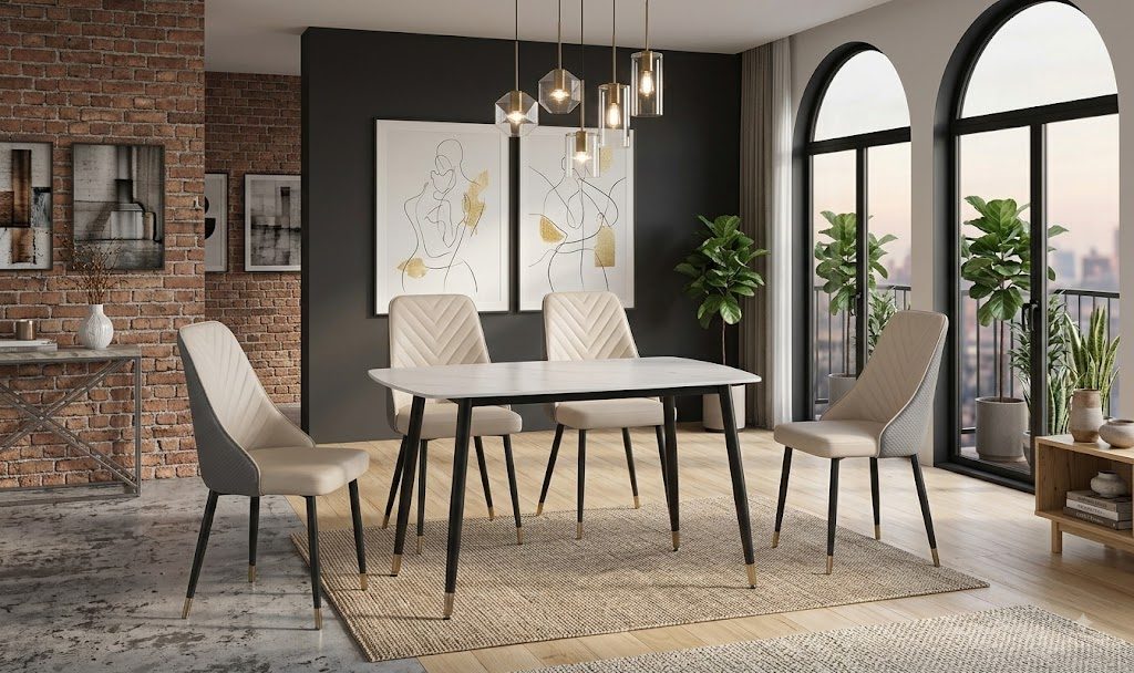 TONARA CASA - sintered stone dining table manufacturer China - TC-067 - OEM ODM furniture manufacturer Tianjin China