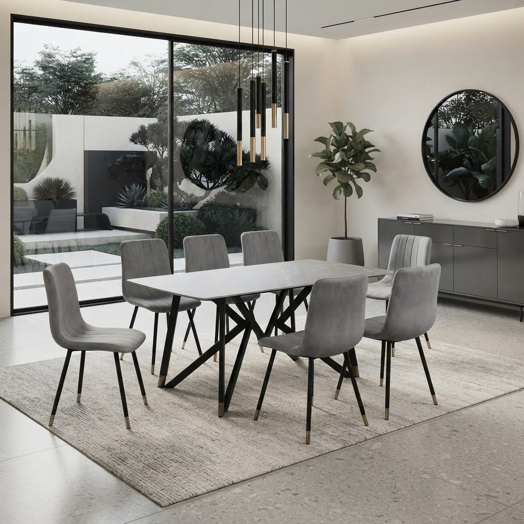TONARA CASA - sintered stone dining table manufacturer China - TC-071 - OEM ODM furniture manufacturer Tianjin China