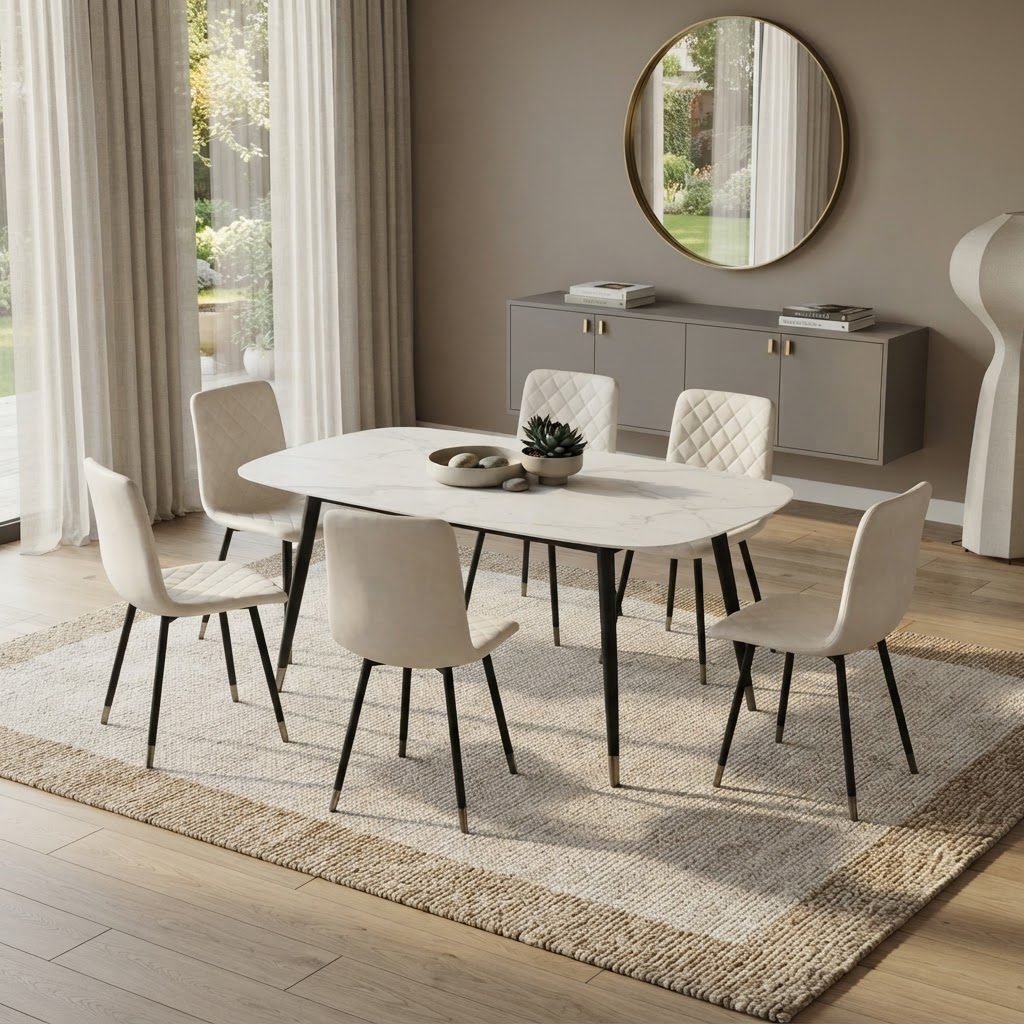 TONARA CASA - sintered stone dining table manufacturer China - TC-088 - OEM ODM furniture manufacturer Tianjin China