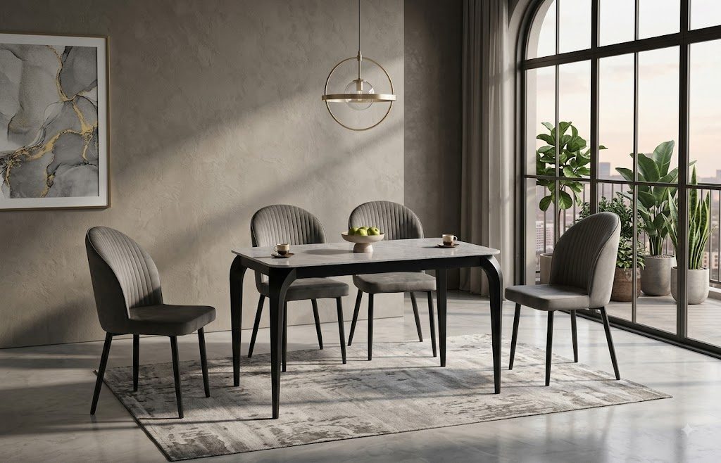 TONARA CASA - sintered stone dining table manufacturer China - TC-107 - OEM ODM furniture manufacturer Tianjin China
