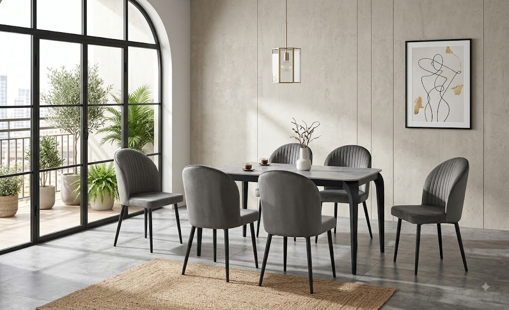 TONARA CASA - sintered stone dining table manufacturer China - TC-114 - OEM ODM furniture manufacturer Tianjin China