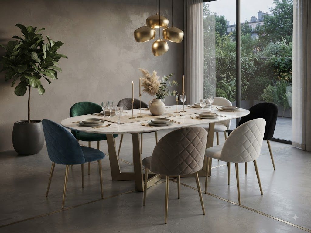 TONARA CASA - sintered stone dining table manufacturer China - TC-125 - OEM ODM furniture manufacturer Tianjin China