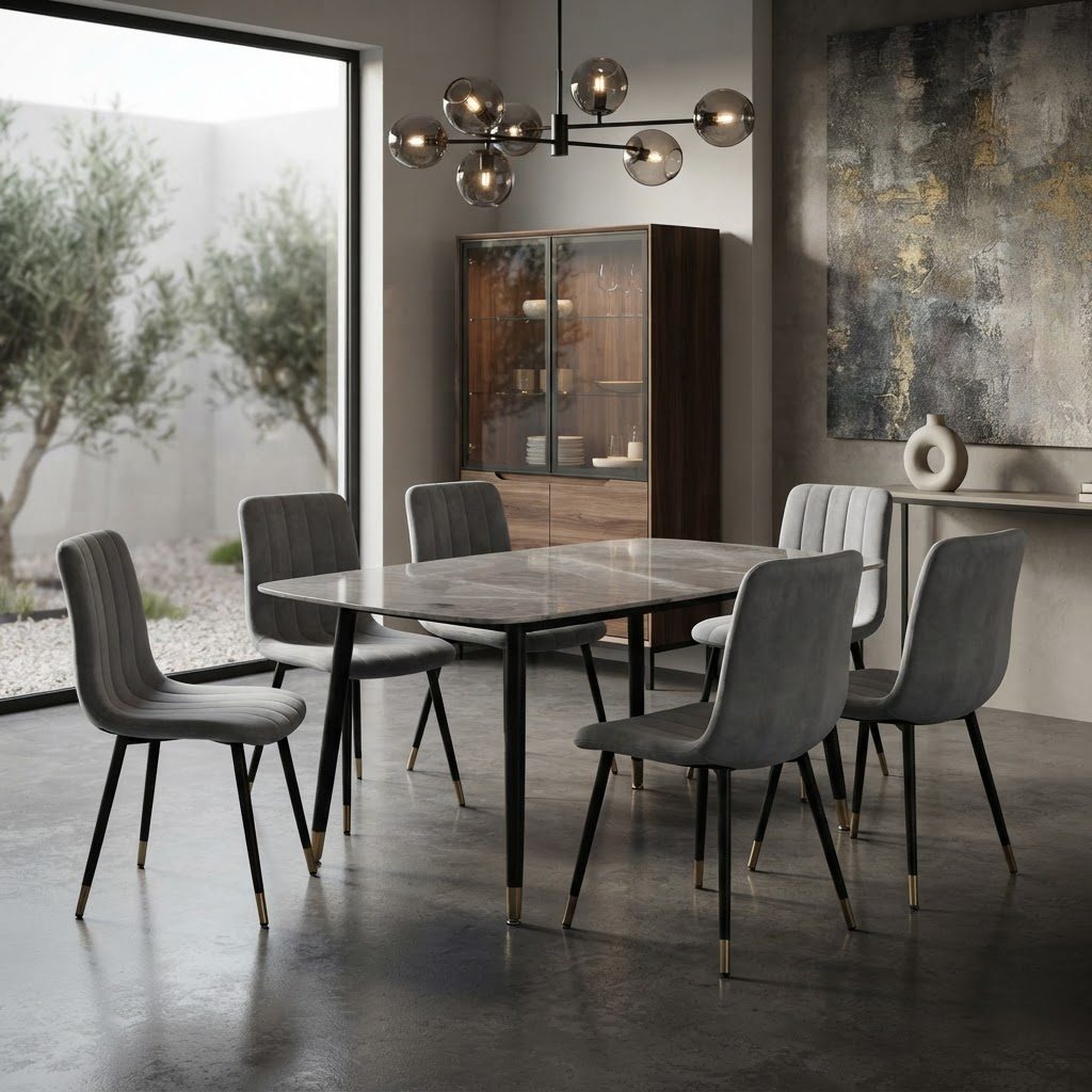 TONARA CASA - sintered stone dining table manufacturer China - TC-128 - OEM ODM furniture manufacturer Tianjin China